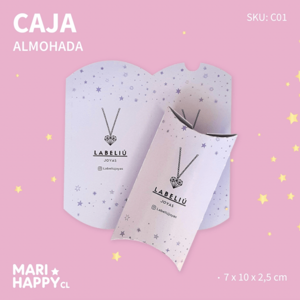 Caja Almohada 7x10x2,5cm - Imagen 2
