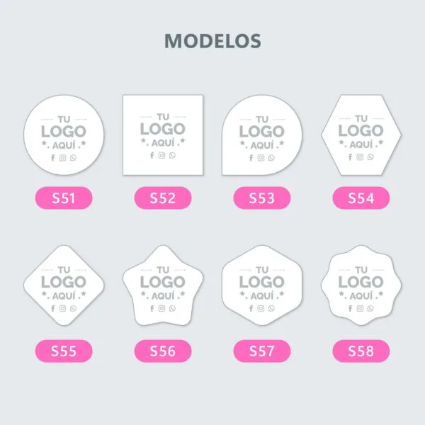 Stickers 5x5cm