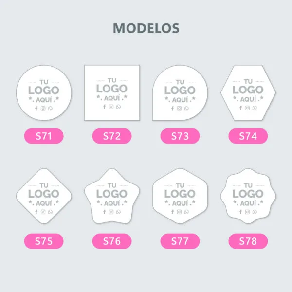 Stickers 7x7cm