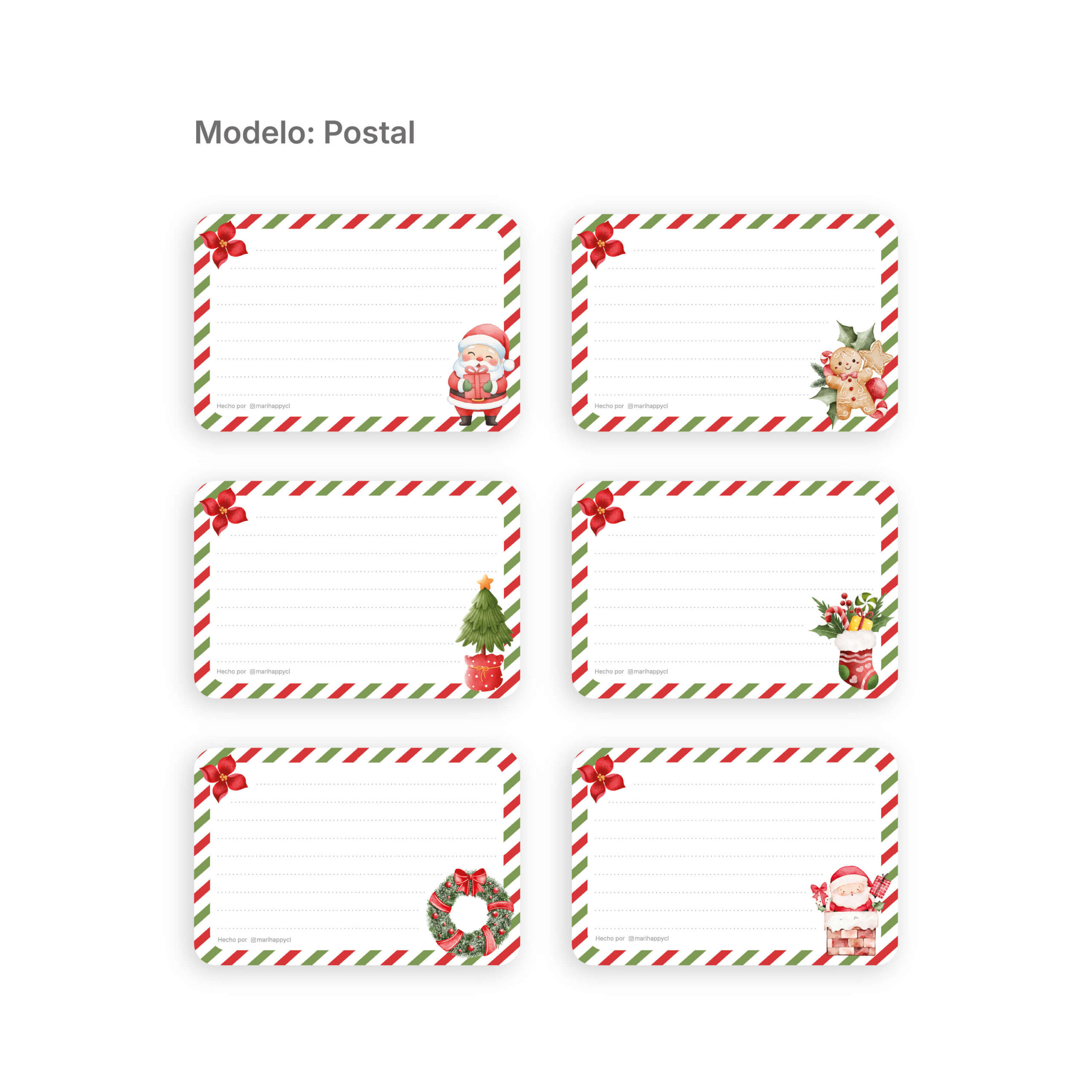 Tarjetas dedicatoria 9x6cm una cara, sin logo - Imagen 2