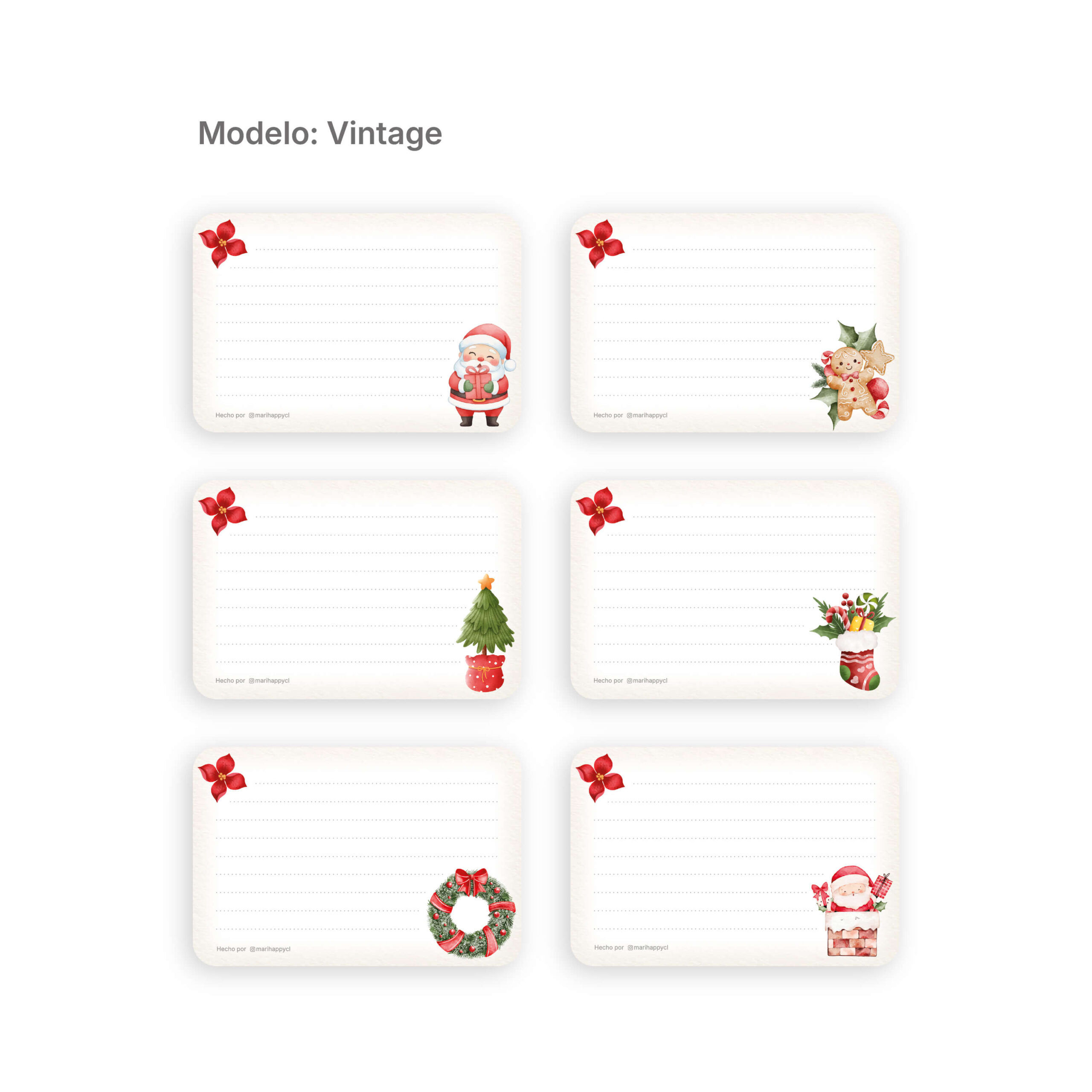 Tarjetas dedicatoria 9x6cm una cara, sin logo - Imagen 3